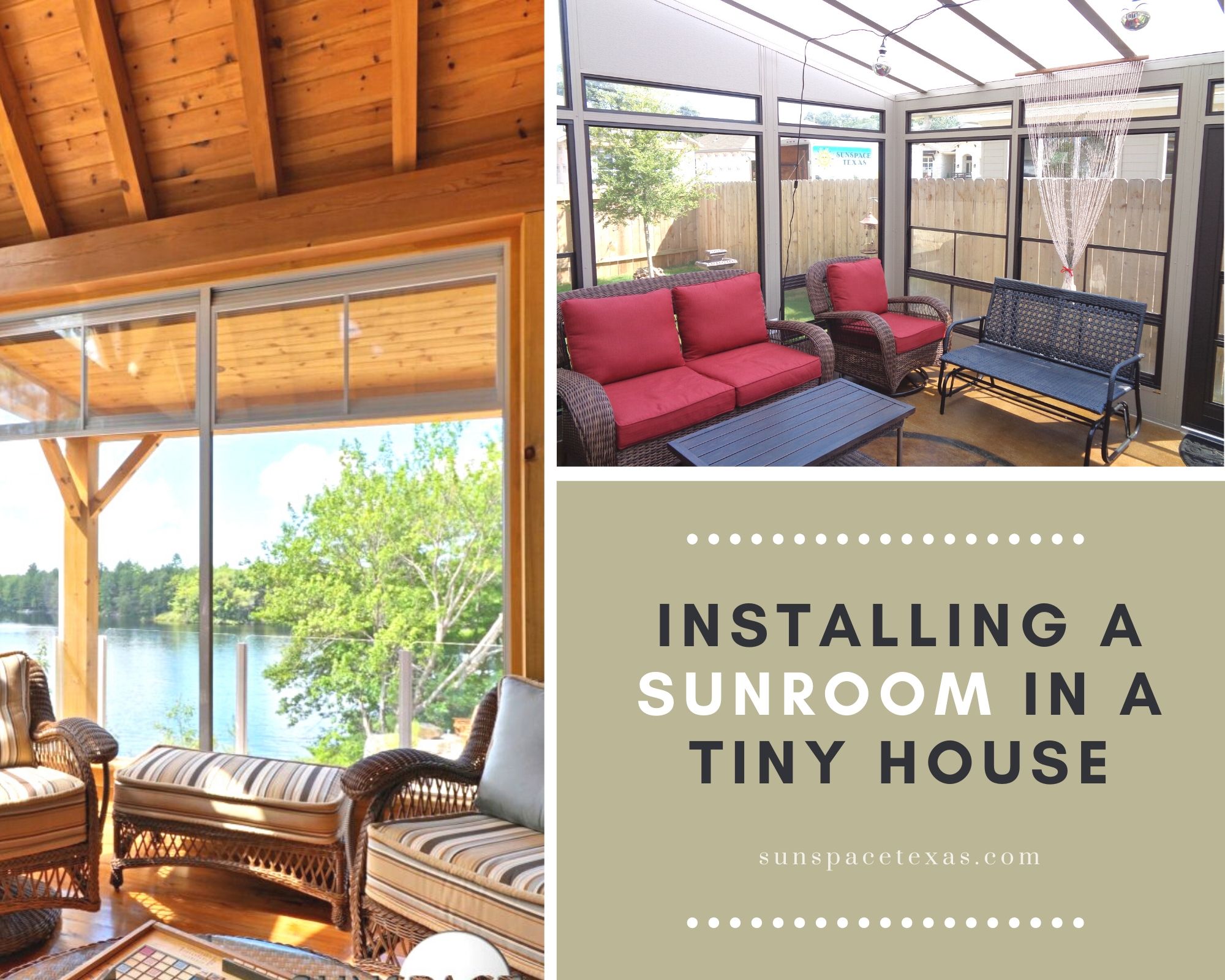 Installing a Sunroom in a Tiny House - Sunspace Sunrooms