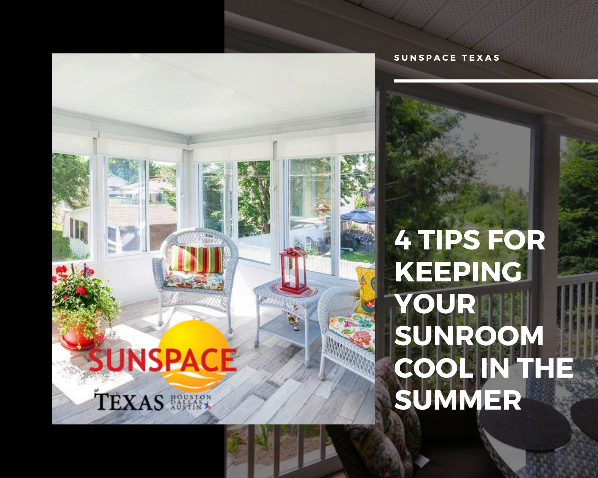 4 Tips For Keeping Your Sunroom Cool In the Summer