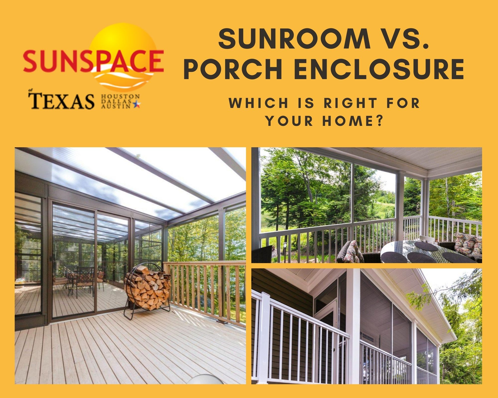 Sunroom vs. Porch Enclosure Which Is Right For Your Home?