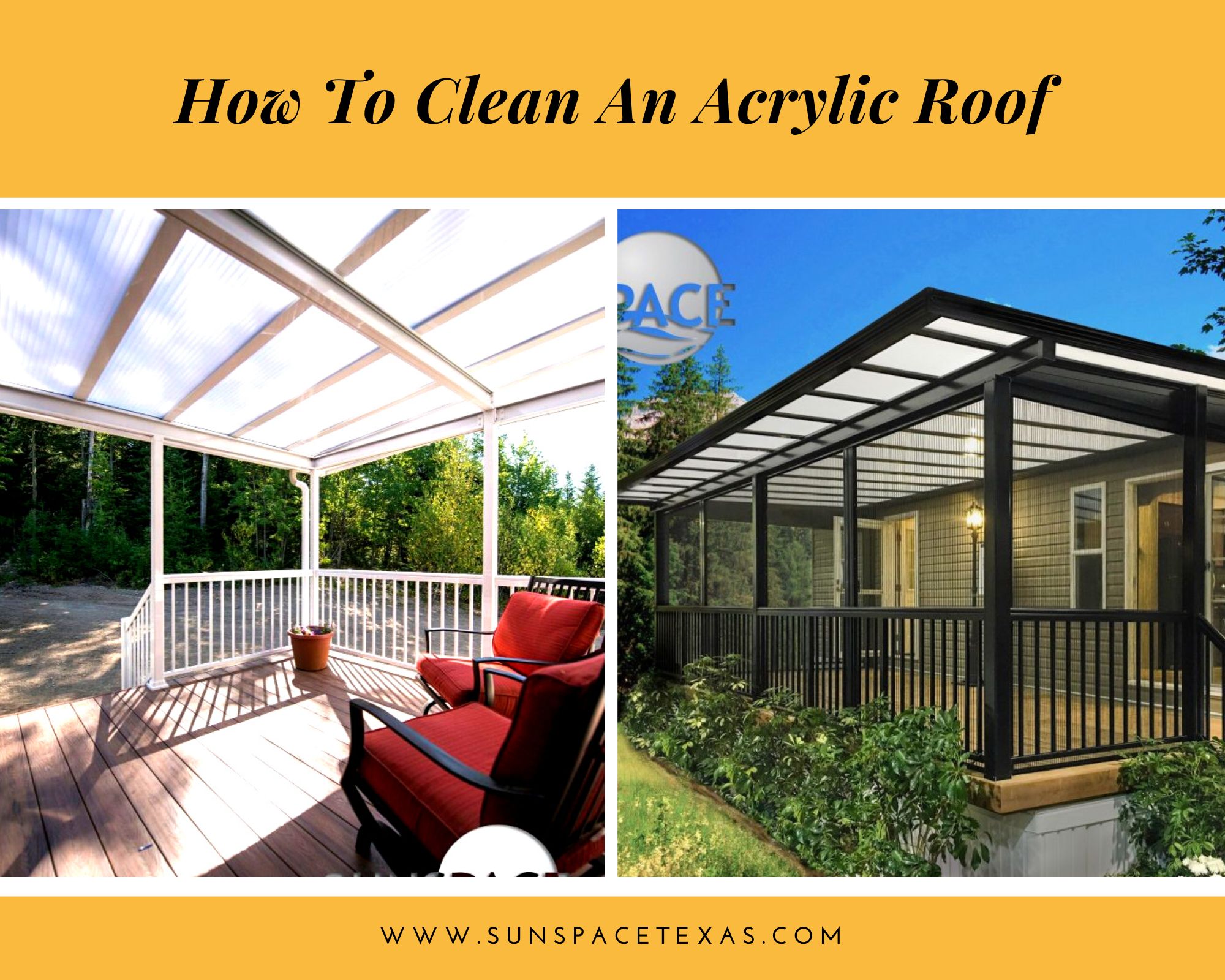 How To Clean An Acrylic Roof Sunspace Sunrooms